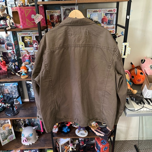 Gap Military Field Jacket Military Men’s Size 2XL Brown/Beige - Picture 4 of 6